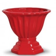 Aluguel Vaso Romano de Porcelana Vermelho 2