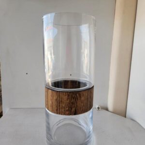 Aluguel Vaso de Vidro c/ Madeira